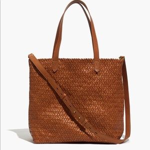 The Medium Transport Tote: Woven Leather Edition